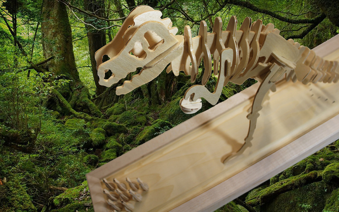 Bowling T-Rex Dinosaur Skeleton